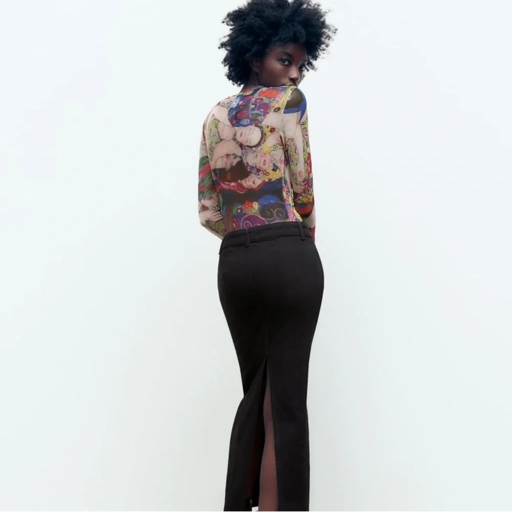 Zara Limited Edition The Virgin Gustav Klimt Long Sleeve Bodysuit - Picture 5 of 9